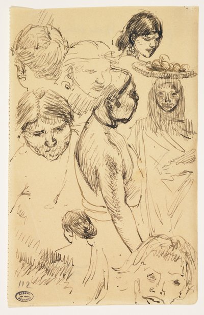 Studies of Women by Paul Albert Besnard